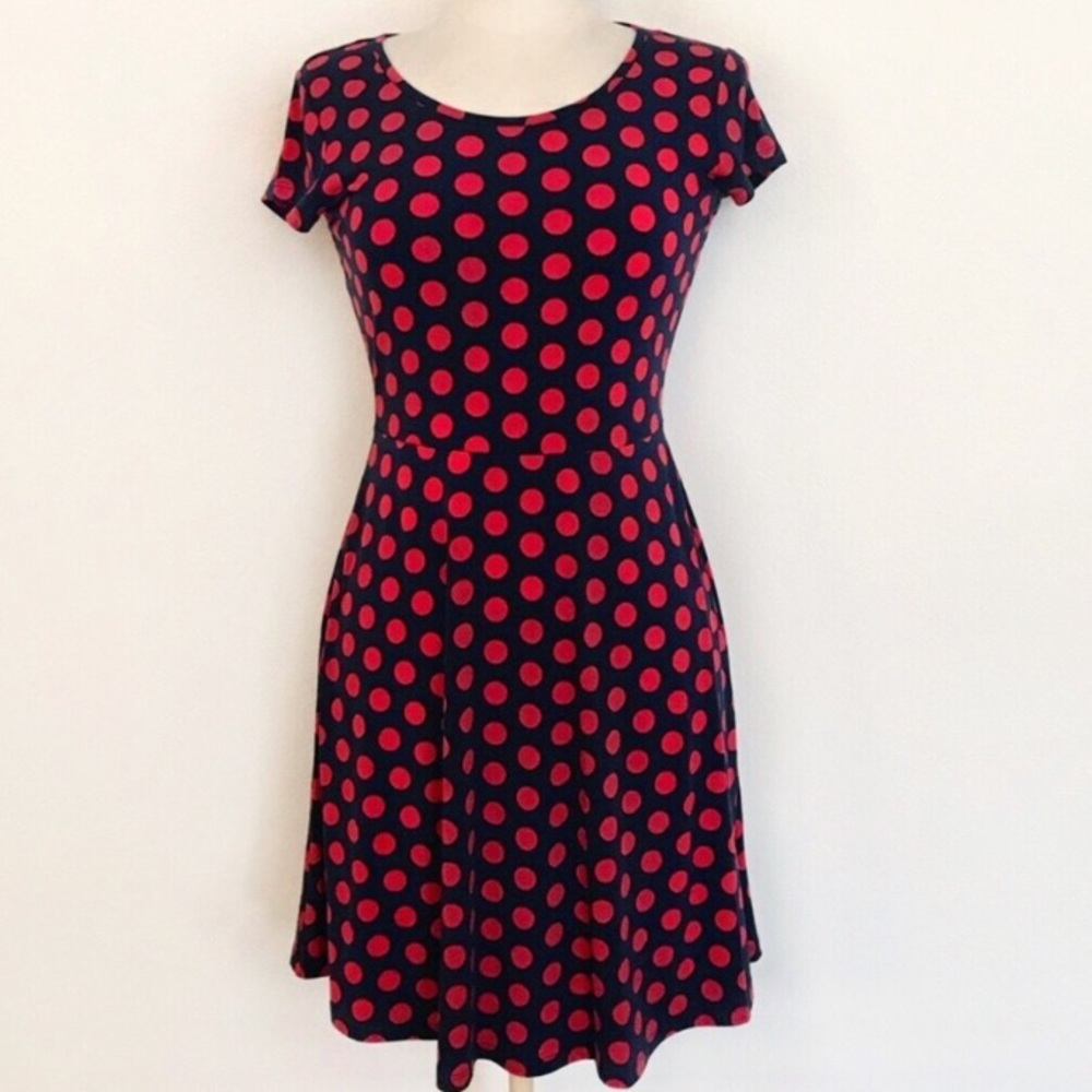 Michael Kors Red Polka Dot Dress